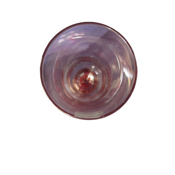 Luminarc Cherry Red Stem Champagne Mimosa Cocktail Glasses Four EUC France - Picture 8 of 10